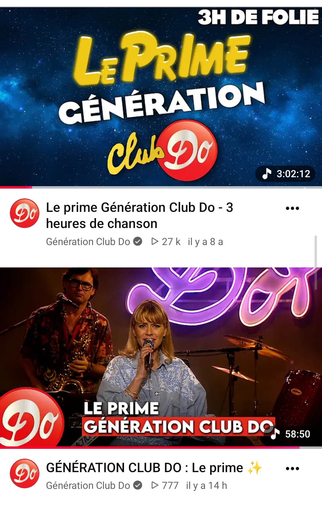 Prime Génération Club Do